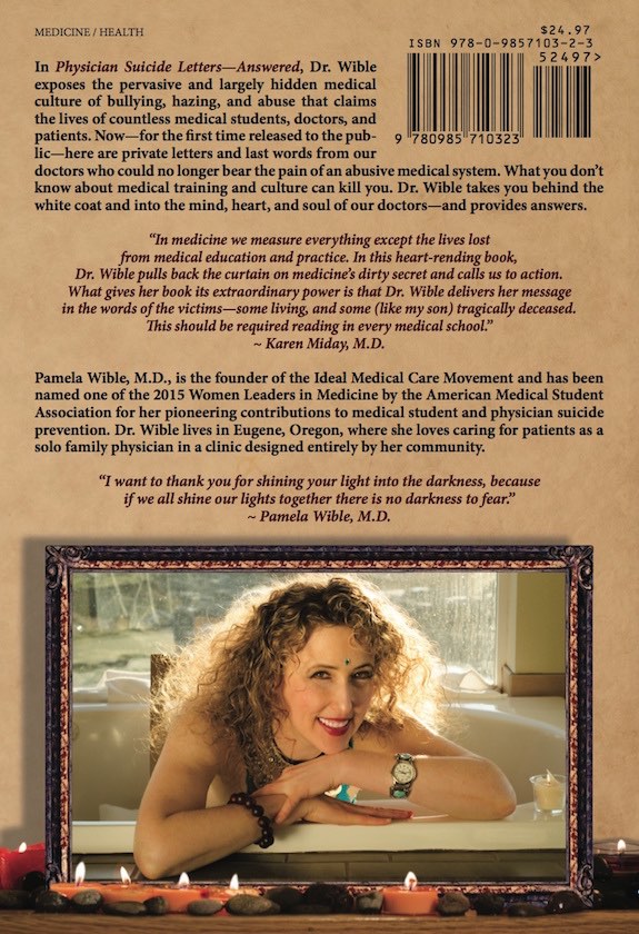 Physician SuicideLetters&mdash;Answered ~ book cover back